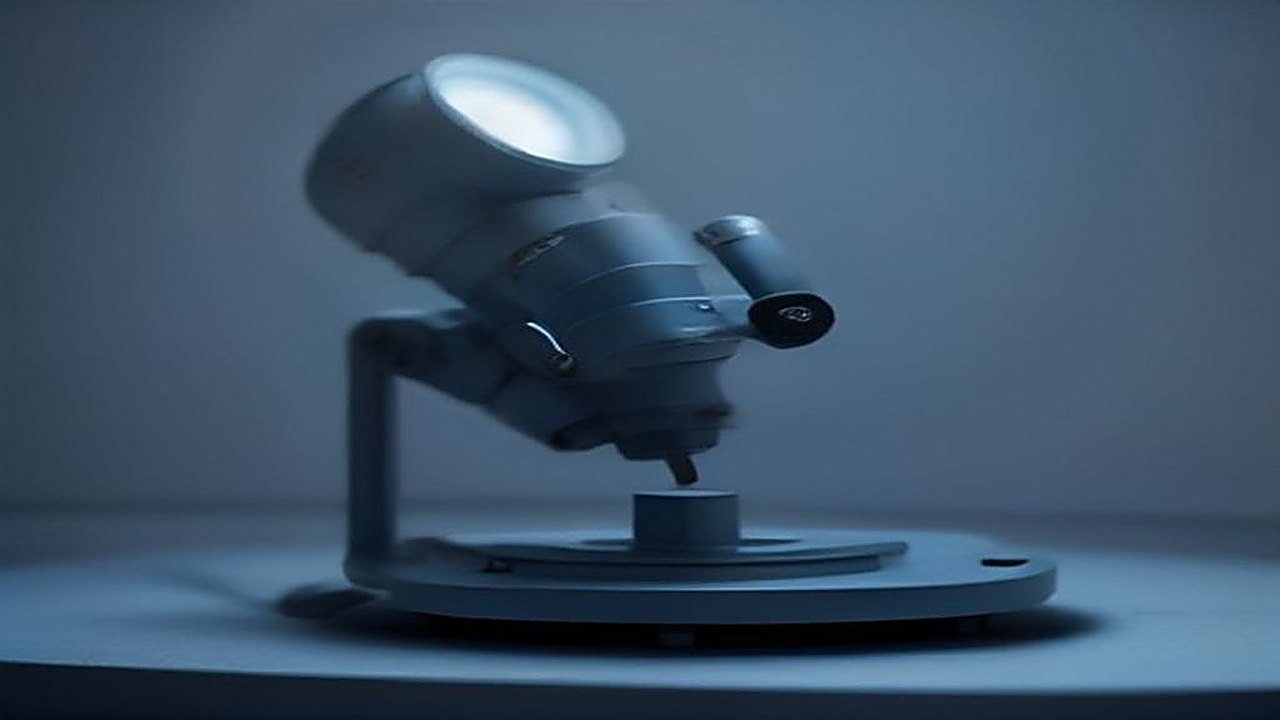 Laboratory microscope in a neuroscience research lab, illustrating the study of brain aging at 50 and microglia replacement in the human hippocampus