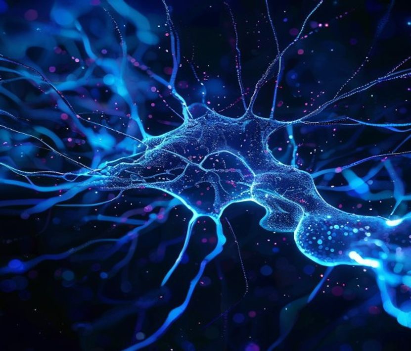 Glowing neural network